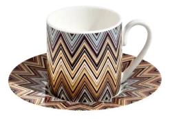 Missoni Kop & Schotel Luxury Gift Box Zig Zag Jarris 148 120 ml (Set van 2) New