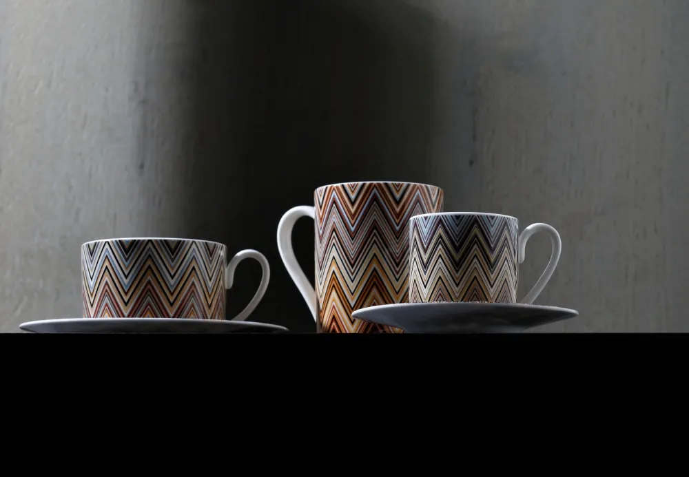 Missoni Kop & Schotel Luxury Gift Box Zig Zag Jarris 148 120 ml (Set van 2) New