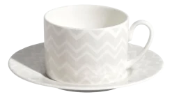 Missoni Kop & Schotel Luxury Gift Box Zig Zag White 220 ml (Set van 6) Online