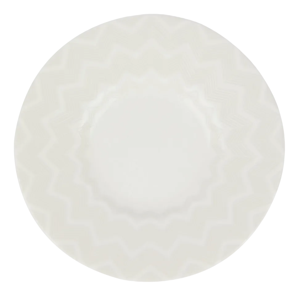 Kop & Schotel Missoni Zig Zag White 120 ml (Set van 6)