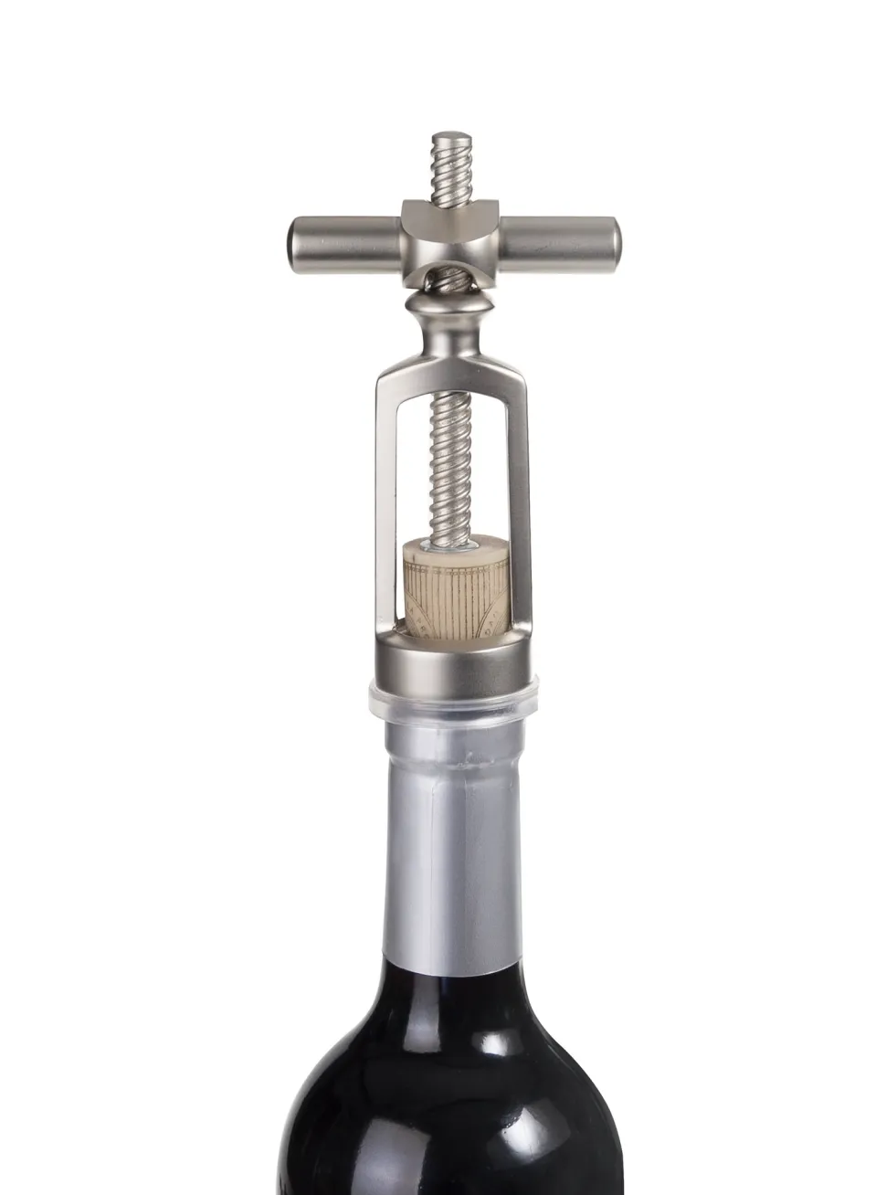Kurkentrekker Ibili Barware Self Pull Silver