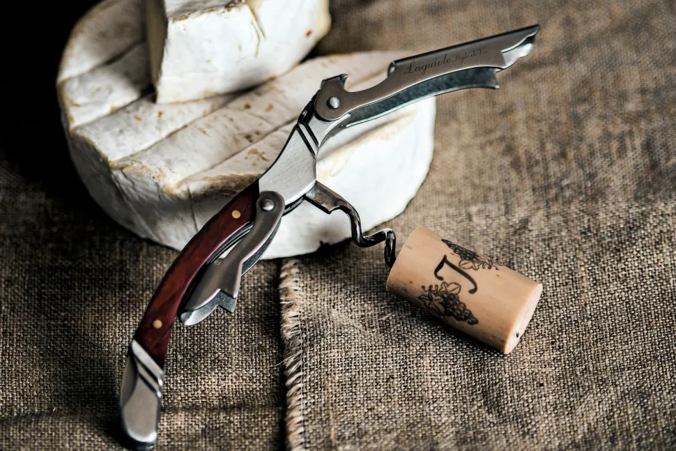 Kurkentrekker Laguiole Style de Vie Luxury Line Rozenhout