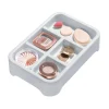 iDesign Lade organizer Eco Tray 5 Vaks Grijs (28,1 x 19,2 x 6,4 cm) Outlet
