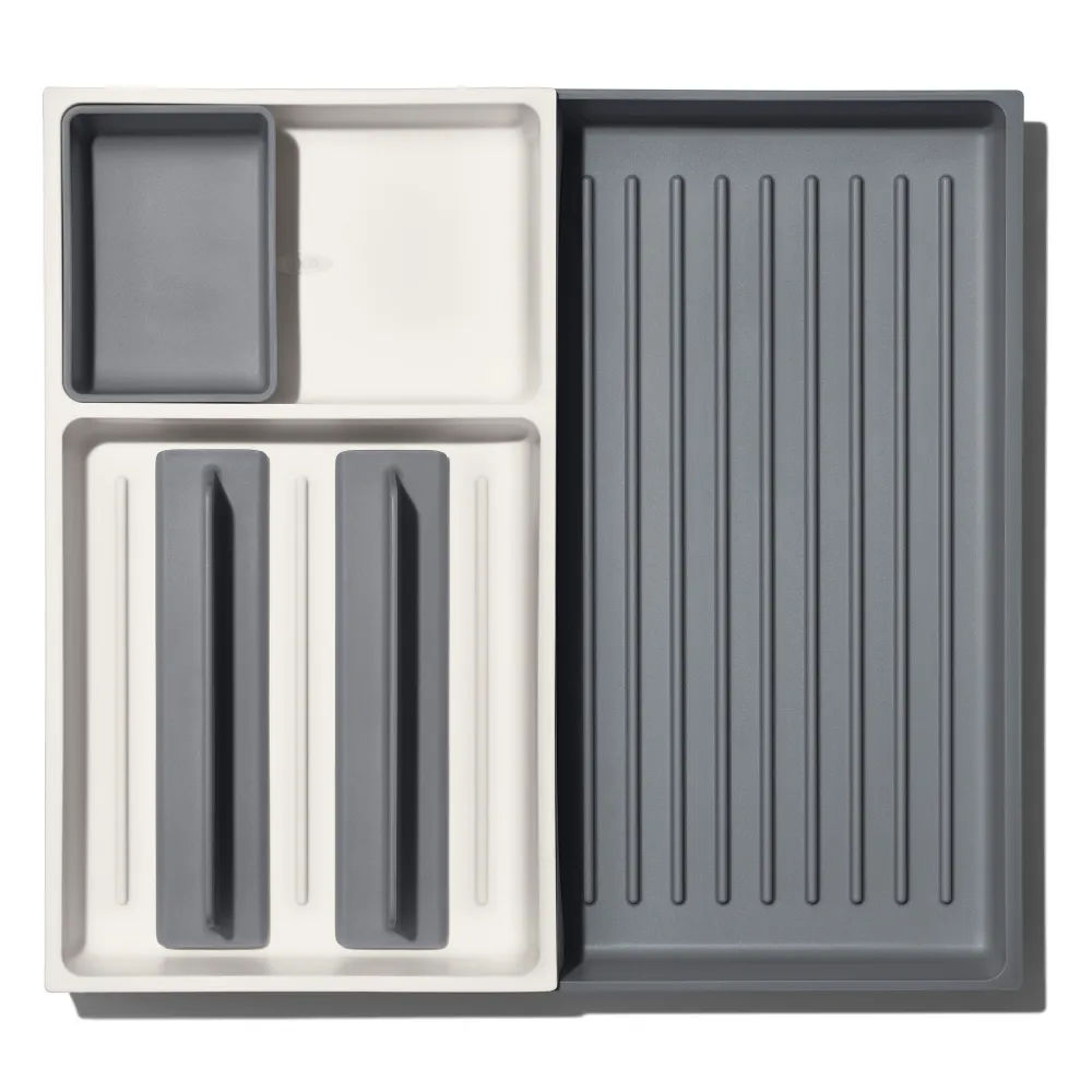 OXO Lade organizer Good Grips , met verdelers Grijs