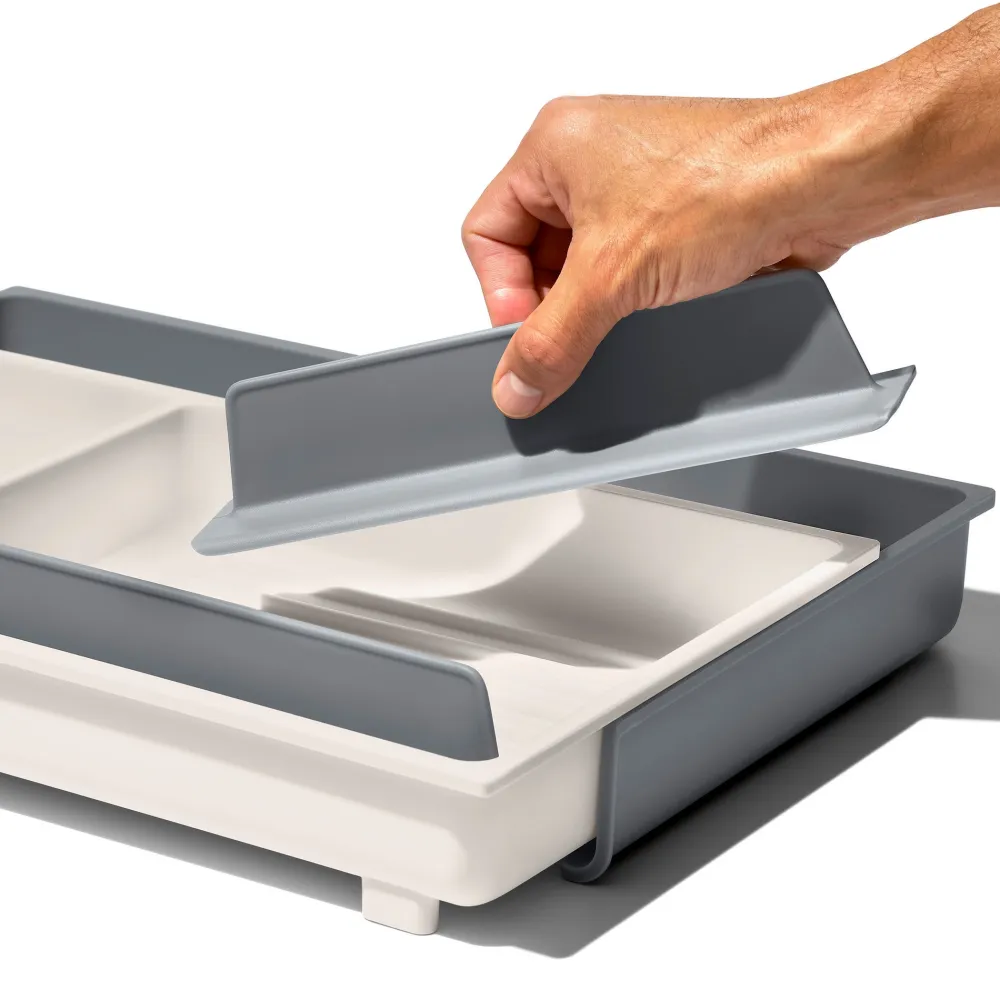 OXO Lade organizer Good Grips , met verdelers Grijs