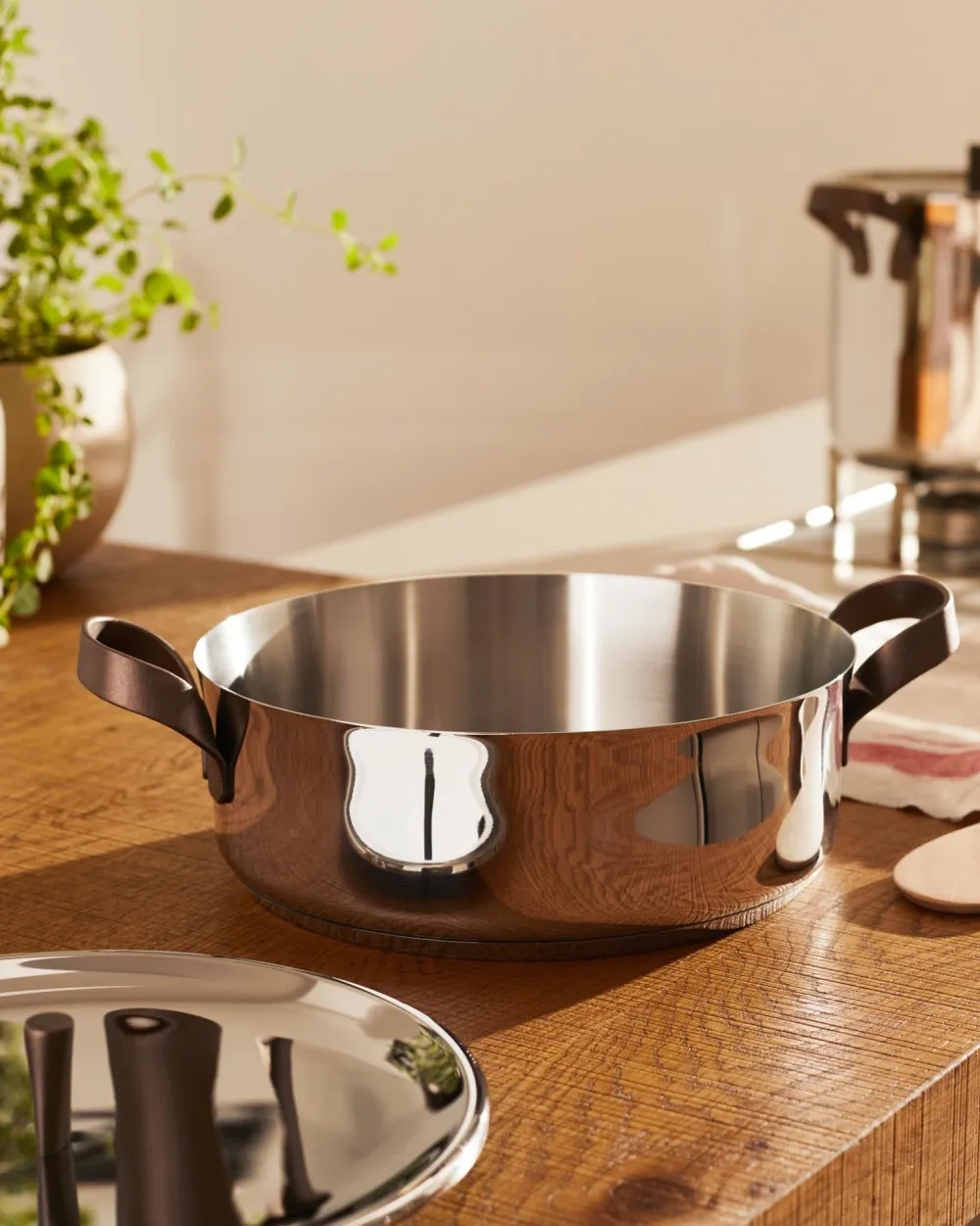 Alessi Lage Kookpan Edo Brown 24 cm