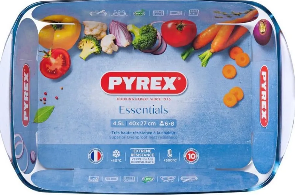 Lasagneschaal Pyrex Essentials Transparant 4,5 L