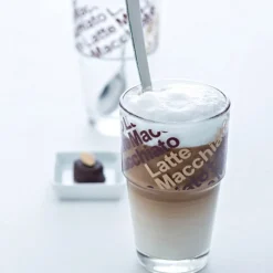 Latte Macchiato Glas Leonardo Solo Bruin 410 ml (Set van 2)