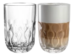 Latte Macchiato Glas Leonardo Gocce 2 390ml (Set van 2)
