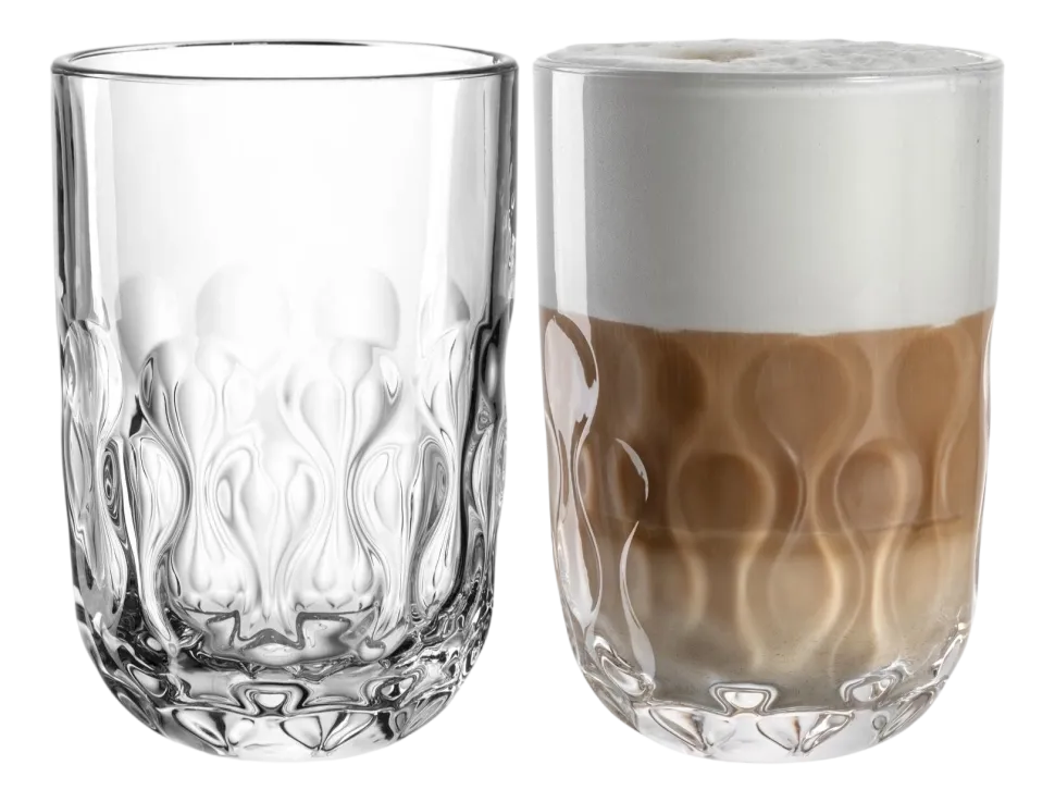 Latte Macchiato Glas Leonardo Gocce 2 390ml (Set van 2)