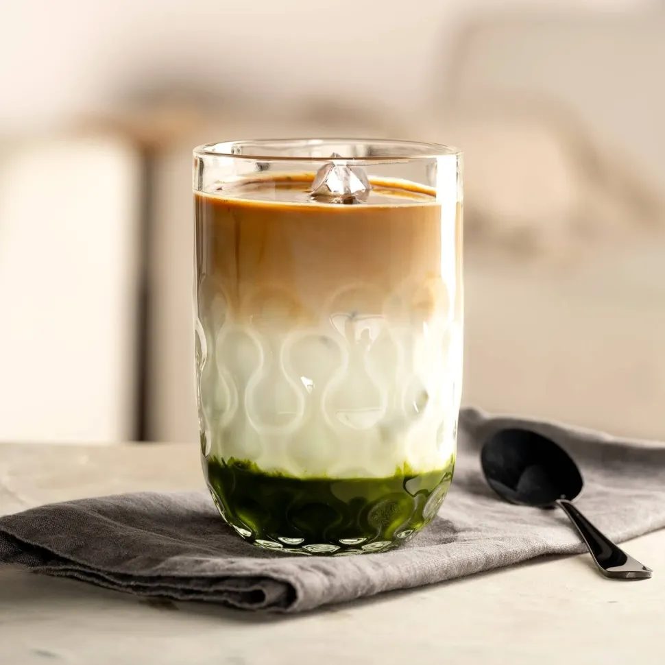 Latte Macchiato Glas Leonardo Gocce 2 390ml (Set van 2)