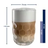 Leonardo Latte Macchiato Glas Gocce 390ml (Set van 3) Discount