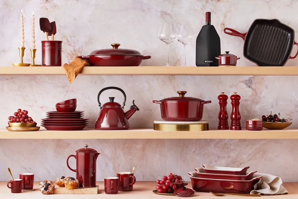 Lepelspatel Le Creuset Silicone Premium Groot Garnet