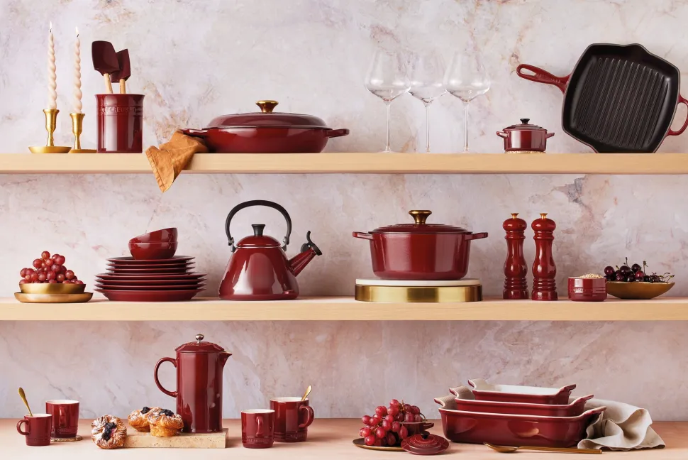 Lepelspatel Le Creuset Silicone Premium Groot Garnet
