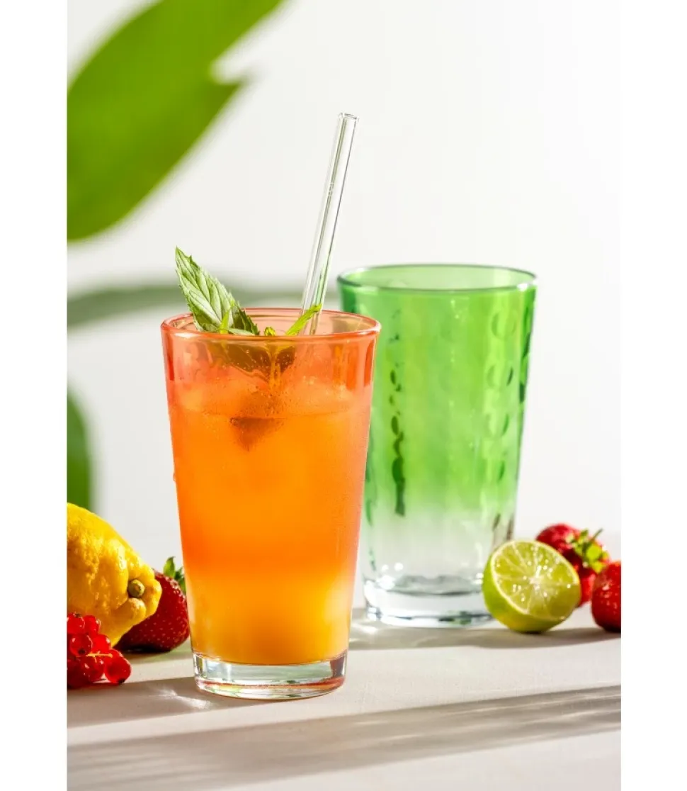 Longdrinkglas Leonardo Optic Koraal 540ml (Set van 4)