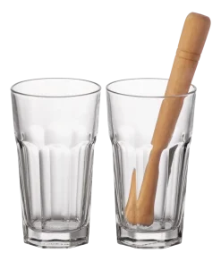 Leonardo Longdrinkglas Met Stamper Bar 540 ml (3-Delig) New