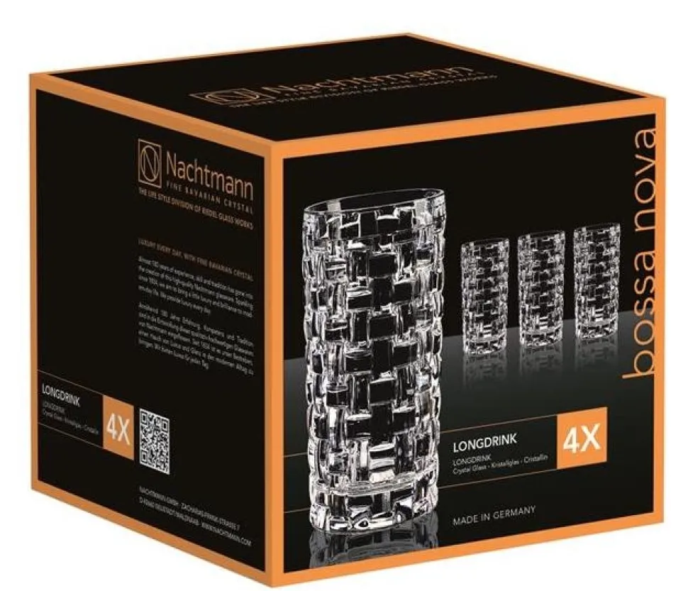 Longdrinkglas Nachtmann Bossa Nova 400 ml (4-delig)