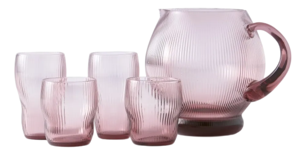 POLSPOTTEN Longdrink Pum Purple (Set van 2) New