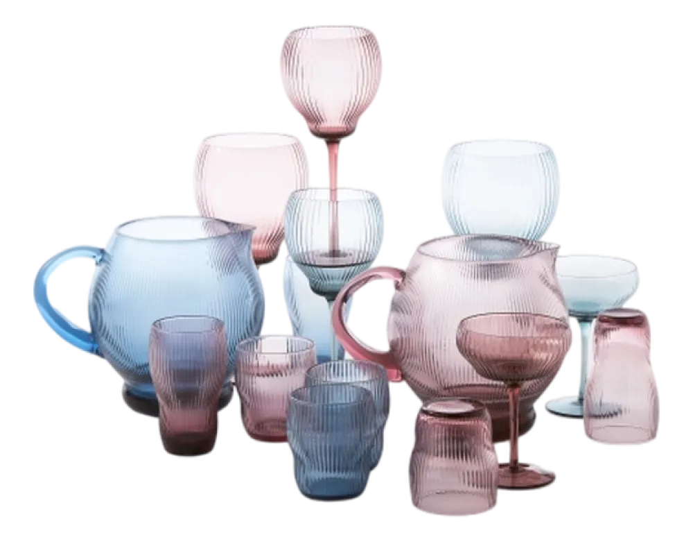 POLSPOTTEN Longdrink Pum Purple (Set van 2) New