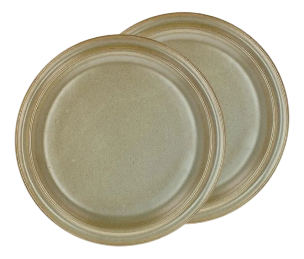 Lunchbord Villa Collection Evig Brown 20 cm (Set van 2)