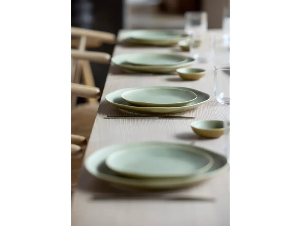 Lunchbord Villa Collection Shoku Pure Green 20 cm