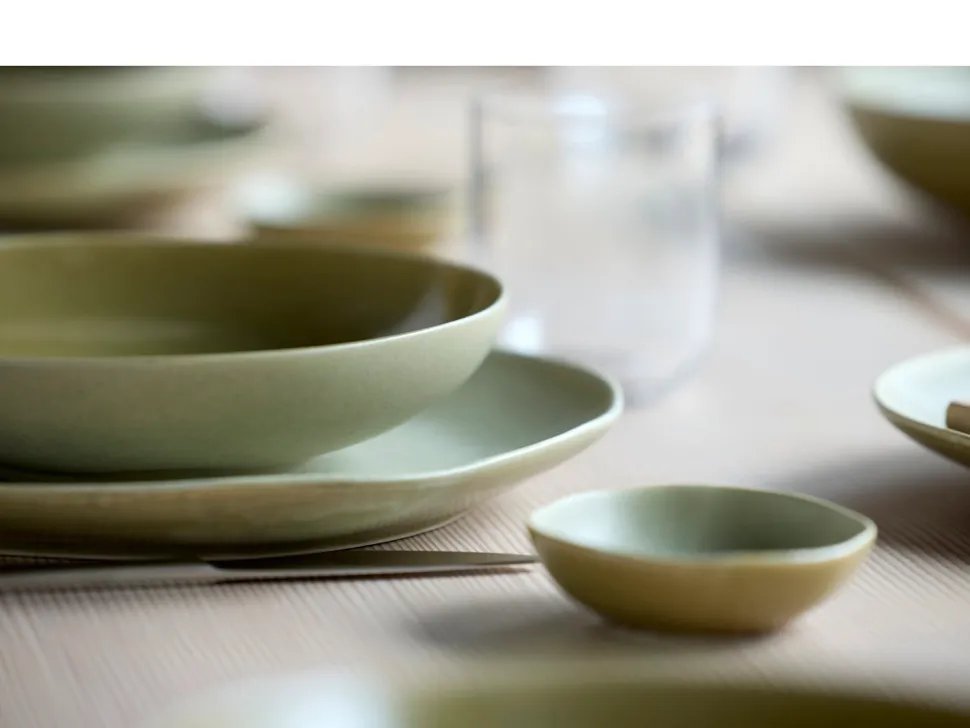 Lunchbord Villa Collection Shoku Pure Green 20 cm