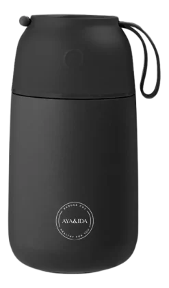 AYA&IDA Lunchbox Foodie Matte Black 700 ml Discount