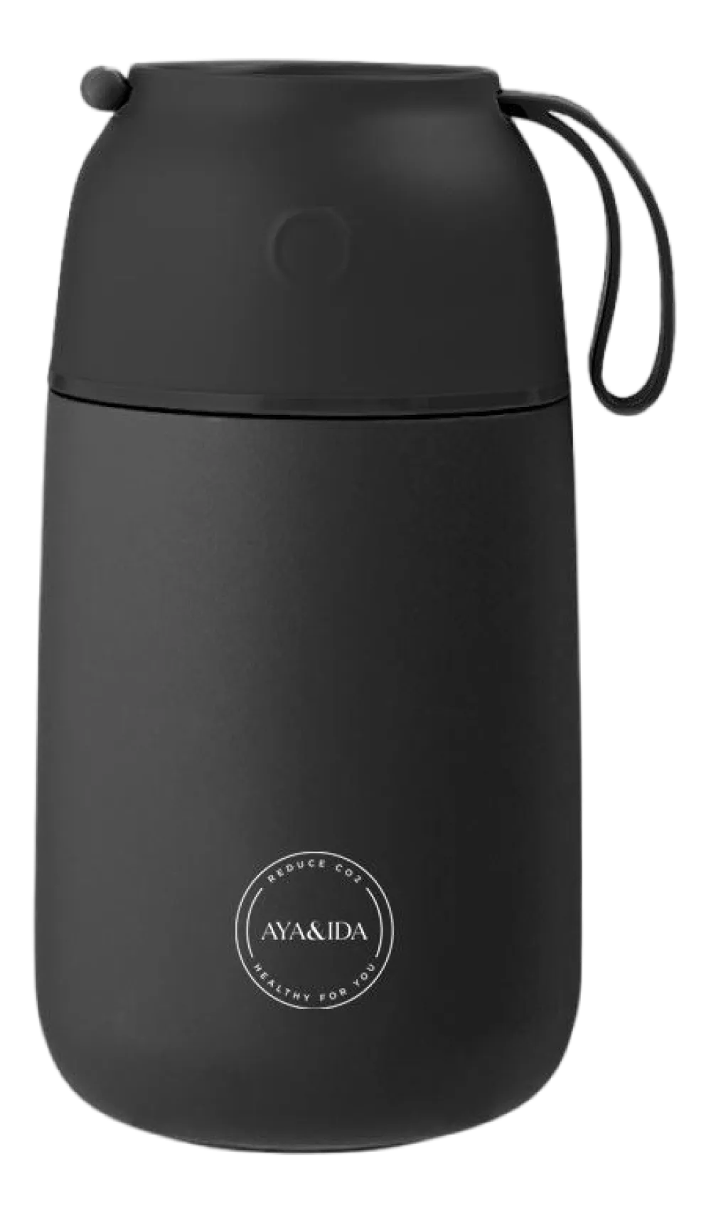 AYA&IDA Lunchbox Foodie Matte Black 700 ml Discount