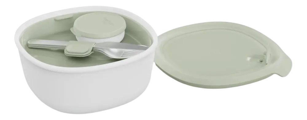 BergHOFF Lunchbox LEO Met Bestekset Sage New