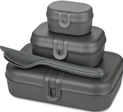 Koziol Lunchbox Bio-Circulair Pascal Ready Nature Ash Grey (6-Delig) Hot