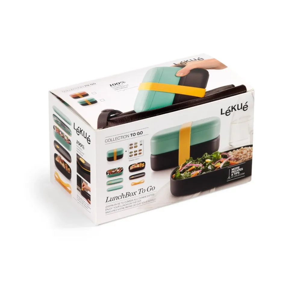 Lunchbox Lékué Lunchbox To Go 1 L Turquoise