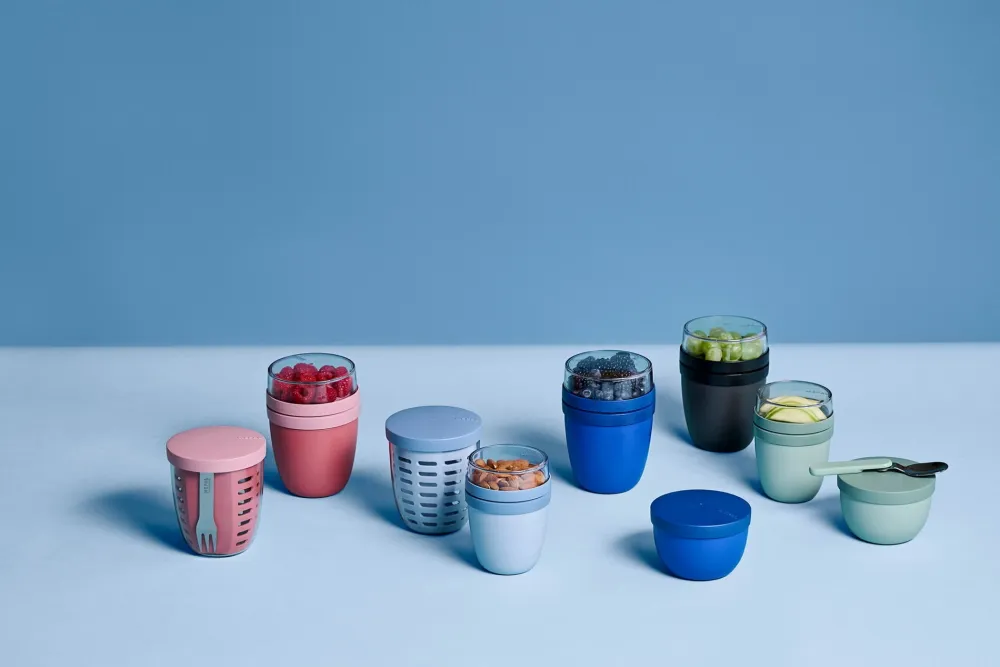 Mepal Lunchbox On The Go Ellipse Mini Nordic Black 300 ml + 120 ml Clearance