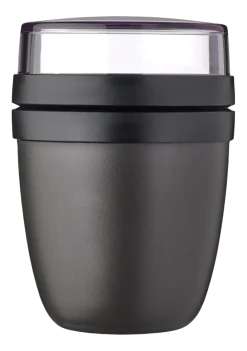 Mepal Lunchbox On The Go Ellipse Mini Nordic Black 300 ml + 120 ml Clearance