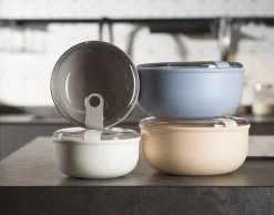 Omada Lunchbox Pull Box Rond Beige 1,8L Clearance
