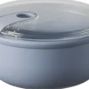 Omada Lunchbox Pull Box Rond Blauw 750 ml Discount