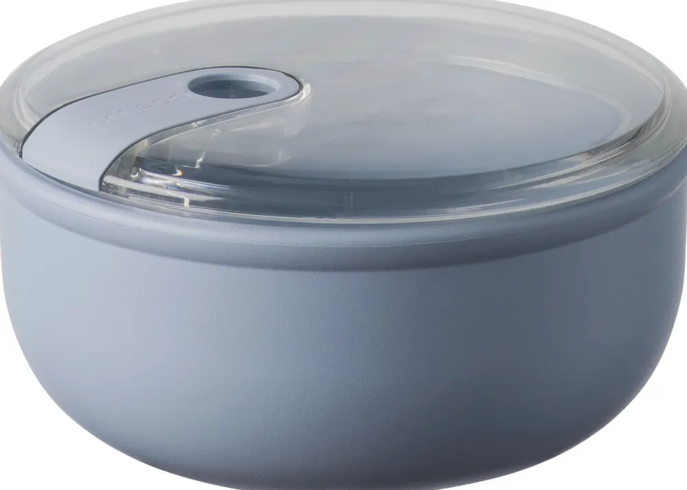 Omada Lunchbox Pull Box Rond Blauw 750 ml Discount