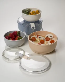 Omada Lunchbox Pull Box Rond Roze 750 ml Hot