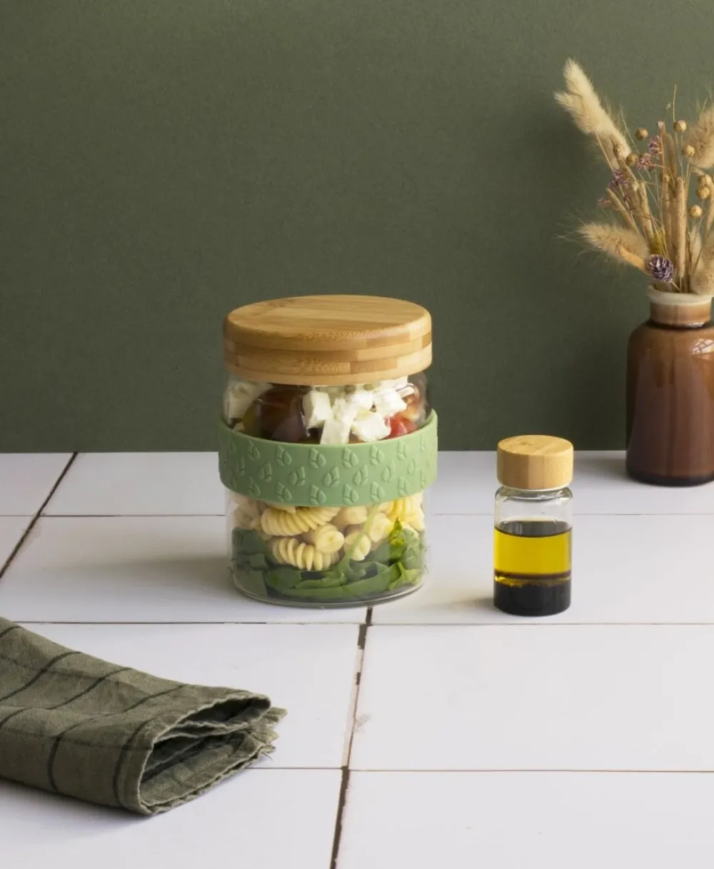 Pebbly Lunchbox Hout 700 ml en 50 ml Best