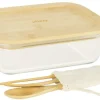 Pebbly Lunchbox Met Bestekset Hout 1L Online