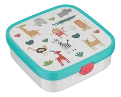 Lunchbox voor Kinderen Mepal Bento Campus Groot Animal Friends 1300 ml