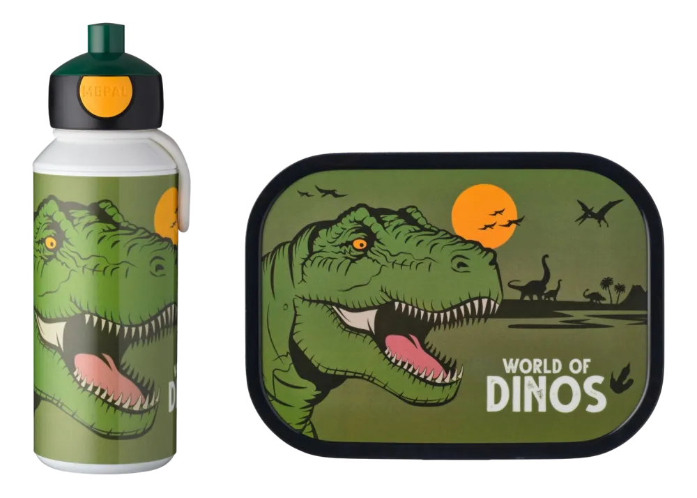 Mepal Lunchset Campus Bento (Pop-up + Lunchbox) Dino 400 ml + 750 ml Hot