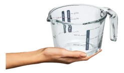 Kela Maatbeker Malea Transparant 500 ml Clearance