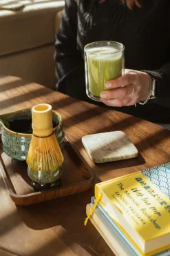 Matcha Set Bredemeijer Silhouet Blauw 450 ml (4-Delig)
