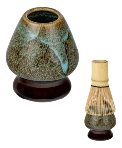 Matcha Set Bredemeijer Silhouet Blauw 450 ml (4-Delig)