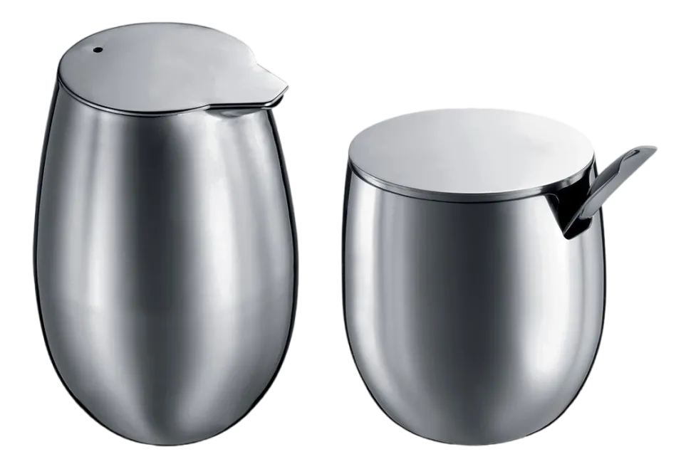 Melk en Suikerset Bodum Columbia Geborsteld RVS (Set van 2)