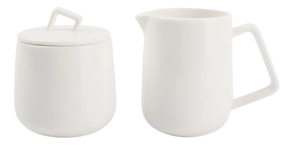 Melkkan en Suikerpot Salt & Pepper Studio White 140 ml