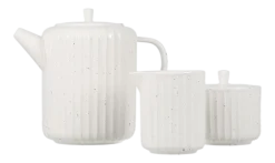 Salt & Pepper Melkkan en Suikerpot Ora Gloss White 125 ml Outlet