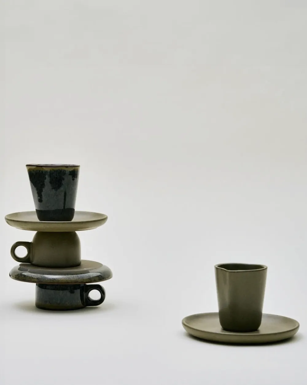 Serax Melkkan Surface Tableware By Sergio Herman Camo Green S 100 ml Outlet