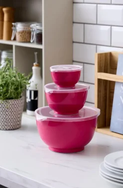 Mengkommen Set Rosti Margrethe Beetroot (3-delig)