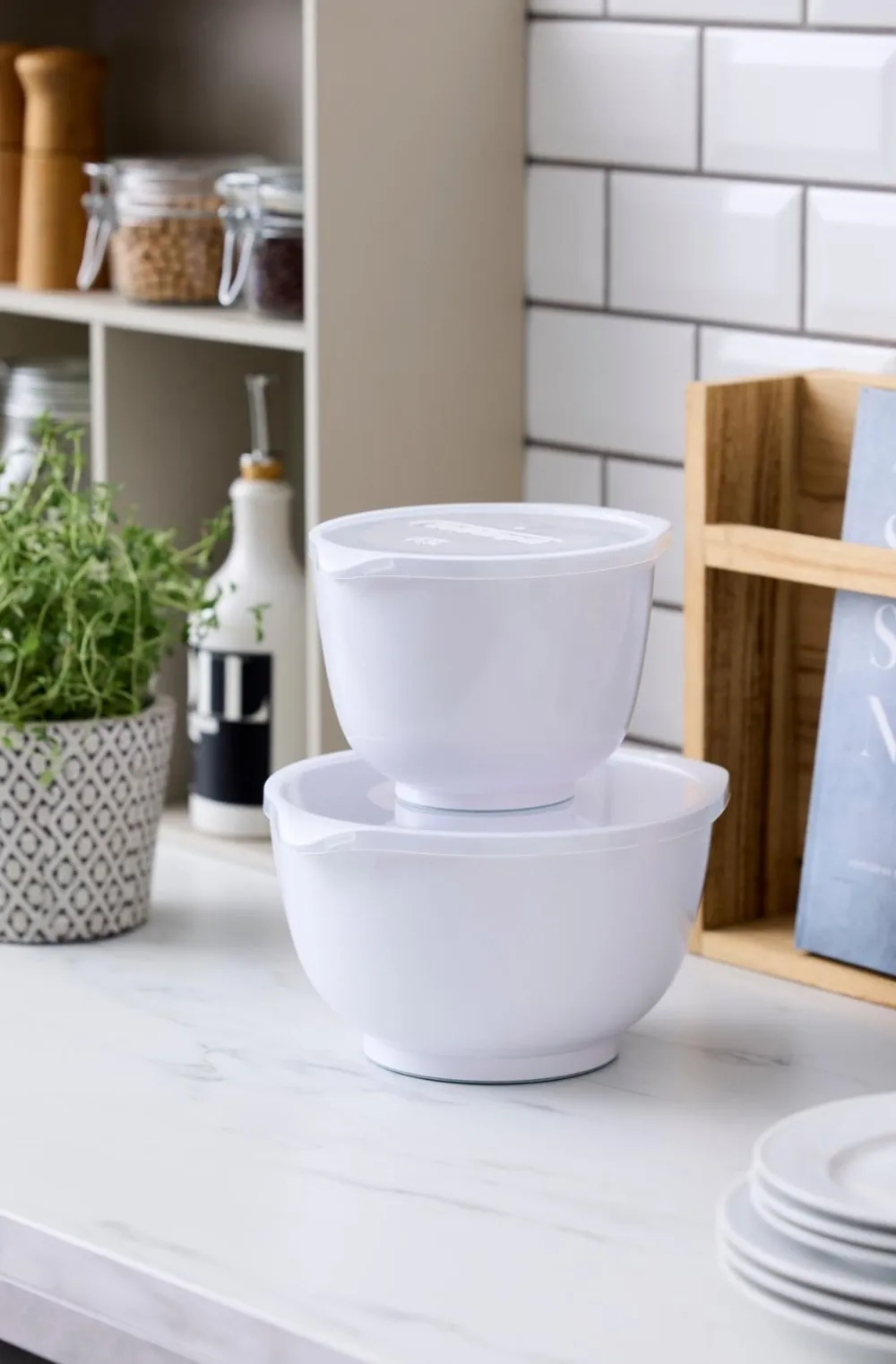 Rosti Mengkommen Set Margrethe White Best